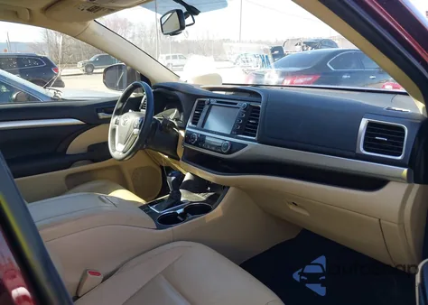 2016 Toyota Highlander Xle V6 from USA, damaged, VIN 5TDKKRFH5GS158054